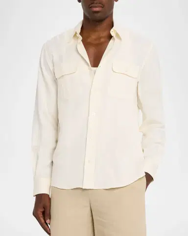 Ralph Lauren Purple Label Silk-Linen Shirt | Thumbnail 8 Ralph Lauren Purple Label Silk-Linen Shirt | Thumbnail 8