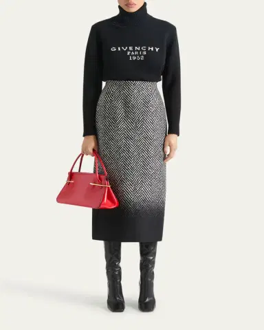 Givenchy Turtleneck Logo Wool-Cashmere Sweater | Thumbnail 2 Givenchy Turtleneck Logo Wool-Cashmere Sweater | Thumbnail 2