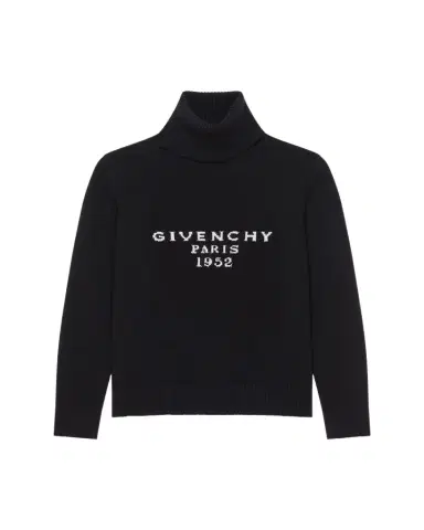 Givenchy Turtleneck Logo Wool-Cashmere Sweater | Thumbnail 1 Givenchy Turtleneck Logo Wool-Cashmere Sweater | Thumbnail 1