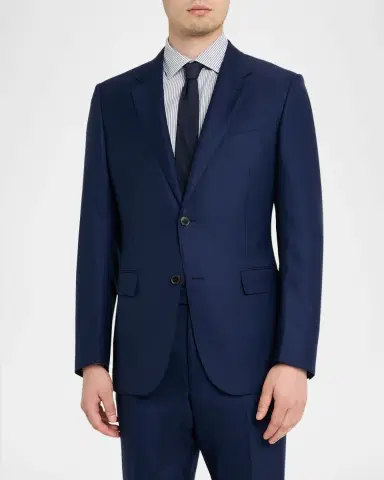 ZEGNA Men 's Micro-Plaid Wool Suit | Thumbnail 3 ZEGNA Men 's Micro-Plaid Wool Suit | Thumbnail 3