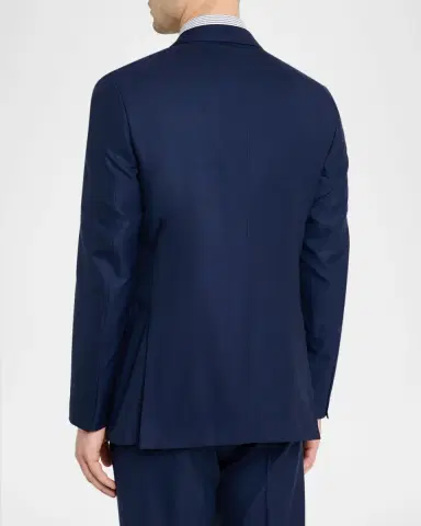 ZEGNA Men 's Micro-Plaid Wool Suit | Thumbnail 4 ZEGNA Men 's Micro-Plaid Wool Suit | Thumbnail 4