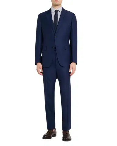 ZEGNA Men 's Micro-Plaid Wool Suit | Thumbnail 1 ZEGNA Men 's Micro-Plaid Wool Suit | Thumbnail 1