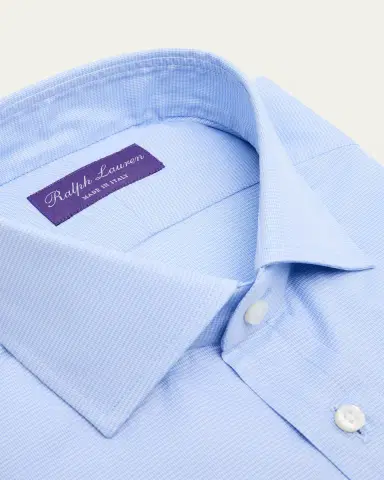 Ralph Lauren Purple Label Micro-Houndstooth Shirt | Thumbnail 2 Ralph Lauren Purple Label Micro-Houndstooth Shirt | Thumbnail 2