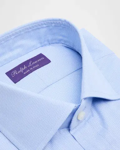 Ralph Lauren Purple Label Micro-Houndstooth Shirt | Thumbnail 3 Ralph Lauren Purple Label Micro-Houndstooth Shirt | Thumbnail 3