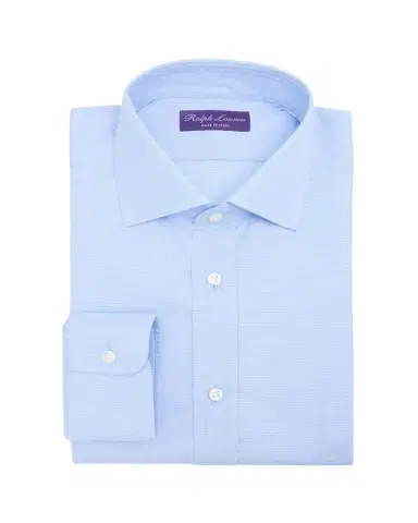 Ralph Lauren Purple Label Micro-Houndstooth Shirt | Thumbnail 1 Ralph Lauren Purple Label Micro-Houndstooth Shirt | Thumbnail 1