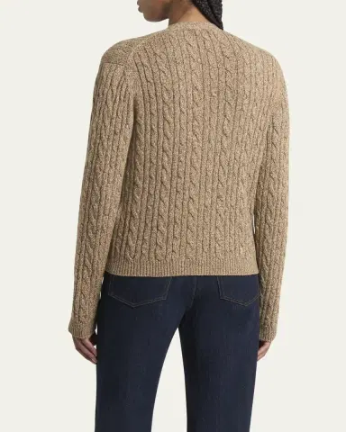Loro Piana Baby Cashmere Cable Knit Cardigan | Thumbnail 7 Loro Piana Baby Cashmere Cable Knit Cardigan | Thumbnail 7