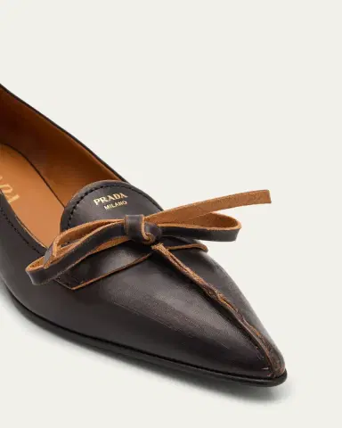 Prada Leather Block-Heel Loafers | Thumbnail 10 Prada Leather Block-Heel Loafers | Thumbnail 10