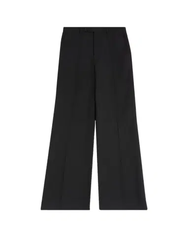 Valentino Garavani Men's Wide Leg Flared Flat-Front Pants | Thumbnail 1 Valentino Garavani Men's Wide Leg Flared Flat-Front Pants | Thumbnail 1