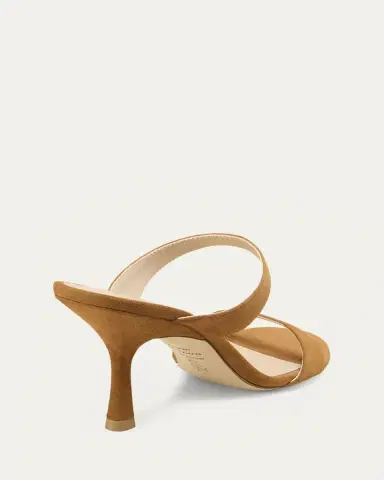 Stuart Weitzman Nudist Suede Slide Sandals | Thumbnail 3 Stuart Weitzman Nudist Suede Slide Sandals | Thumbnail 3
