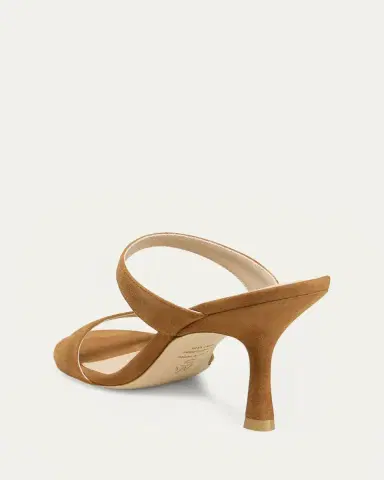 Stuart Weitzman Nudist Suede Slide Sandals | Thumbnail 4 Stuart Weitzman Nudist Suede Slide Sandals | Thumbnail 4