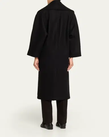 Bottega Veneta Oversized Collar Double-Breasted Wool-Blend Coat | Thumbnail 3 Bottega Veneta Oversized Collar Double-Breasted Wool-Blend Coat | Thumbnail 3