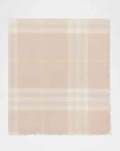 Burberry Giant Check Wool Scarf | Thumbnail 3 Burberry Giant Check Wool Scarf | Thumbnail 3