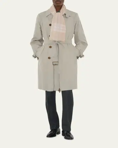 Burberry Giant Check Wool Scarf | Thumbnail 6 Burberry Giant Check Wool Scarf | Thumbnail 6