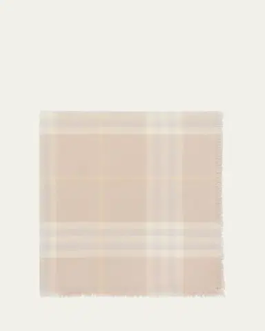Burberry Giant Check Wool Scarf | Thumbnail 7 Burberry Giant Check Wool Scarf | Thumbnail 7