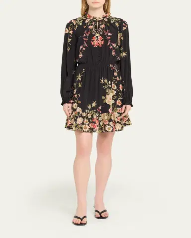 Sea Jolie Floral Long-Sleeve Mini Dress | Thumbnail 2 Sea Jolie Floral Long-Sleeve Mini Dress | Thumbnail 2