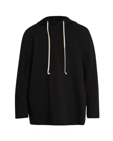 DRKSHDW RICK OWENS Men's Cotton Raw-Edge Oversized Hoodie | Thumbnail 1 DRKSHDW RICK OWENS Men's Cotton Raw-Edge Oversized Hoodie | Thumbnail 1