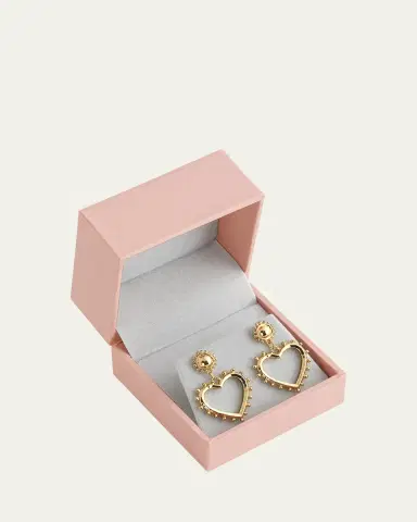 Anabel Aram Jewelry Heart Drop Earrings | Thumbnail 5 Anabel Aram Jewelry Heart Drop Earrings | Thumbnail 5
