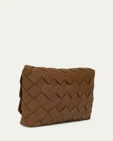 Bottega Veneta Men's Diago Large Intreccio Leather Crossbody Bag | Thumbnail 8 Bottega Veneta Men's Diago Large Intreccio Leather Crossbody Bag | Thumbnail 8