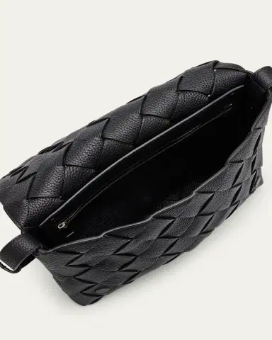 Bottega Veneta Men's Diago Large Intreccio Leather Crossbody Bag | Thumbnail 9 Bottega Veneta Men's Diago Large Intreccio Leather Crossbody Bag | Thumbnail 9