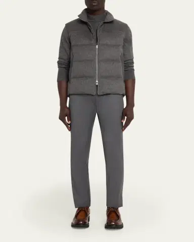 Sease Men's Insulated Cashmere Reversible Vest | Thumbnail 6 Sease Men's Insulated Cashmere Reversible Vest | Thumbnail 6