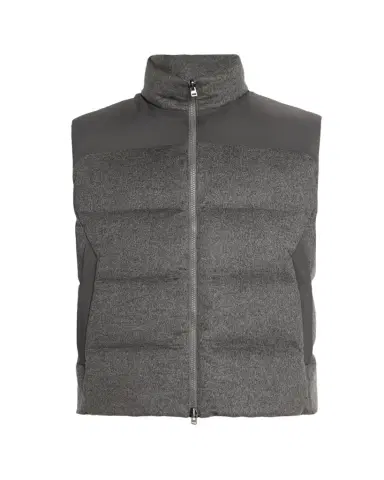 Sease Men's Insulated Cashmere Reversible Vest | Thumbnail 1 Sease Men's Insulated Cashmere Reversible Vest | Thumbnail 1