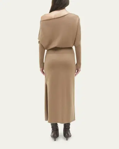 Simkhai Janese Off-The-Shoulder Knit Midi Dress | Thumbnail 3 Simkhai Janese Off-The-Shoulder Knit Midi Dress | Thumbnail 3