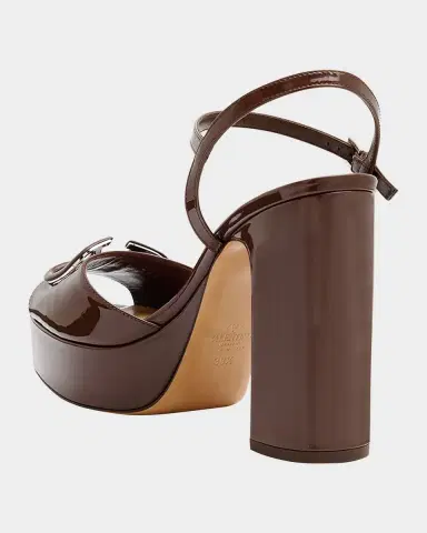 Valentino Garavani VLogo Signature Patent Leather Platform Sandals | Thumbnail 10 Valentino Garavani VLogo Signature Patent Leather Platform Sandals | Thumbnail 10
