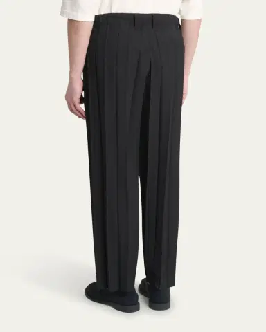 Homme Plissé Issey Miyake Men's Edge Ensemble Pleated Pants | Thumbnail 3 Homme Plissé Issey Miyake Men's Edge Ensemble Pleated Pants | Thumbnail 3