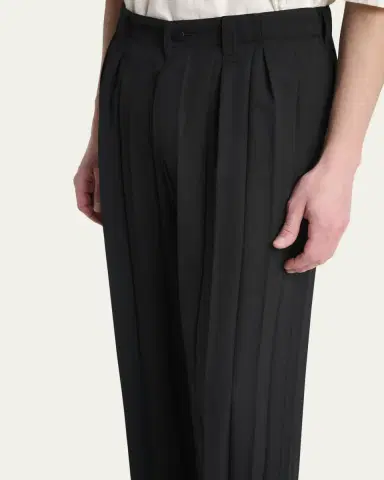 Homme Plissé Issey Miyake Men's Edge Ensemble Pleated Pants | Thumbnail 5 Homme Plissé Issey Miyake Men's Edge Ensemble Pleated Pants | Thumbnail 5