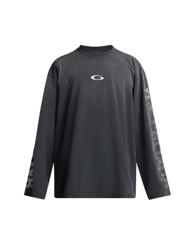 Men's Security Tape Oversized Long-Sleeve T-Shirt Men's Security Tape Oversized Long-Sleeve T-Shirt