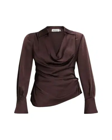 Simkhai Symone Long-Sleeve Cowl-Neck Top | Thumbnail 1 Simkhai Symone Long-Sleeve Cowl-Neck Top | Thumbnail 1