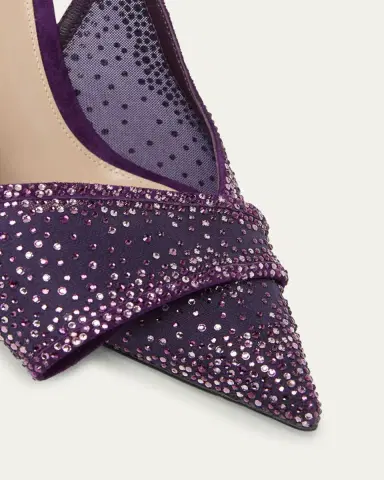 Gianvito Rossi Crystal Organza Slingback Pumps | Thumbnail 5 Gianvito Rossi Crystal Organza Slingback Pumps | Thumbnail 5
