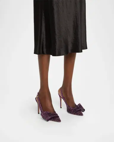 Gianvito Rossi Crystal Organza Slingback Pumps | Thumbnail 6 Gianvito Rossi Crystal Organza Slingback Pumps | Thumbnail 6