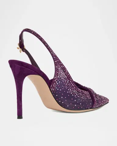 Gianvito Rossi Crystal Organza Slingback Pumps | Thumbnail 8 Gianvito Rossi Crystal Organza Slingback Pumps | Thumbnail 8
