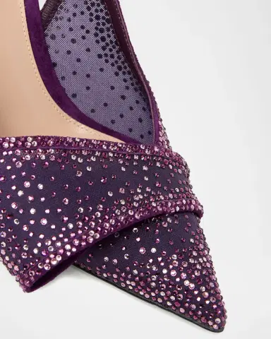 Gianvito Rossi Crystal Organza Slingback Pumps | Thumbnail 9 Gianvito Rossi Crystal Organza Slingback Pumps | Thumbnail 9