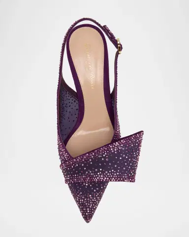 Gianvito Rossi Crystal Organza Slingback Pumps | Thumbnail 10 Gianvito Rossi Crystal Organza Slingback Pumps | Thumbnail 10