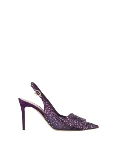 Gianvito Rossi Crystal Organza Slingback Pumps | Thumbnail 1 Gianvito Rossi Crystal Organza Slingback Pumps | Thumbnail 1