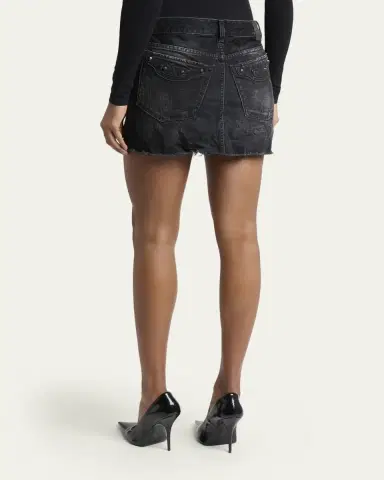 Balenciaga City Denim Mini Skirt | Thumbnail 3 Balenciaga City Denim Mini Skirt | Thumbnail 3