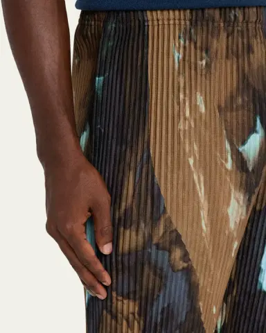 Homme Plissé Issey Miyake Men's Multi-Agate Pleated Pull-On Pants | Thumbnail 5 Homme Plissé Issey Miyake Men's Multi-Agate Pleated Pull-On Pants | Thumbnail 5