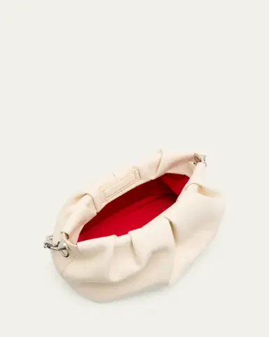 Christian Louboutin Eva Small Pleated Shoulder Bag in Nappa Leather | Thumbnail 6 Christian Louboutin Eva Small Pleated Shoulder Bag in Nappa Leather | Thumbnail 6