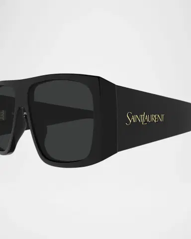 Saint Laurent 57mm Acetate Semi-Shield Sunglasses | Thumbnail 2 Saint Laurent 57mm Acetate Semi-Shield Sunglasses | Thumbnail 2