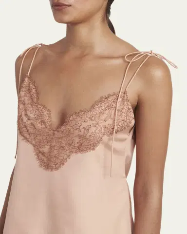 Valentino Garavani Lace-Trim Silk Cami Top | Thumbnail 5 Valentino Garavani Lace-Trim Silk Cami Top | Thumbnail 5