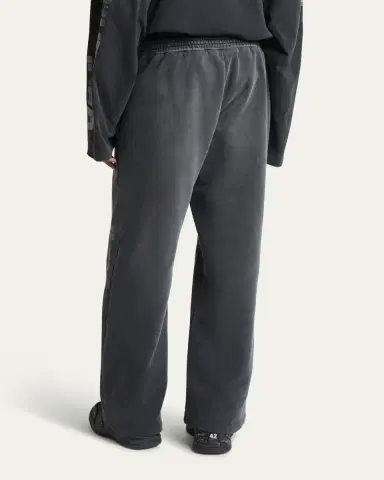 Balenciaga Men's Faded Terry Logo Tape Relaxed-Fit Sweatpants | Thumbnail 3 Balenciaga Men's Faded Terry Logo Tape Relaxed-Fit Sweatpants | Thumbnail 3