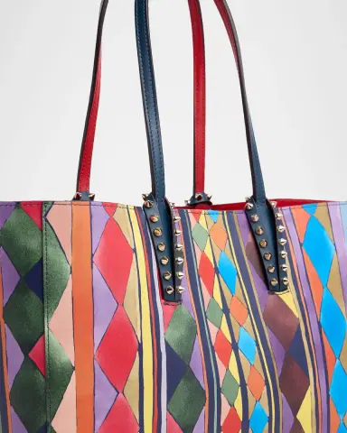 Christian Louboutin Cabata Small Losange-Print Leather Tote Bag | Thumbnail 12 Christian Louboutin Cabata Small Losange-Print Leather Tote Bag | Thumbnail 12