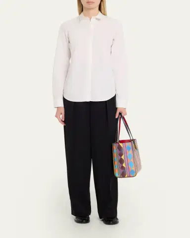 Christian Louboutin Cabata Small Losange-Print Leather Tote Bag | Thumbnail 5 Christian Louboutin Cabata Small Losange-Print Leather Tote Bag | Thumbnail 5