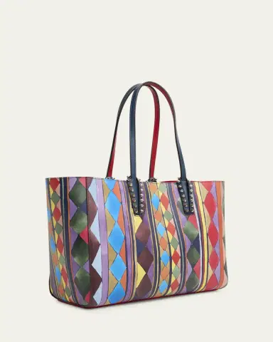 Christian Louboutin Cabata Small Losange-Print Leather Tote Bag | Thumbnail 6 Christian Louboutin Cabata Small Losange-Print Leather Tote Bag | Thumbnail 6
