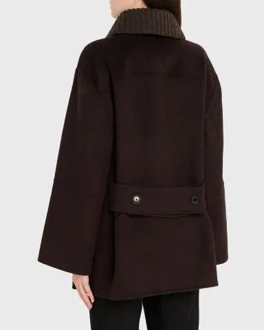 Proenza Schouler Lisa Double-Face Wool Coat with Removable Collar | Thumbnail 7 Proenza Schouler Lisa Double-Face Wool Coat with Removable Collar | Thumbnail 7