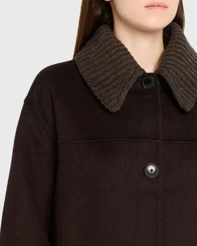 Proenza Schouler Lisa Double-Face Wool Coat with Removable Collar | Thumbnail 9 Proenza Schouler Lisa Double-Face Wool Coat with Removable Collar | Thumbnail 9