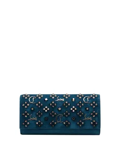Christian Louboutin Paloma Wallet on Chain in Loubinthesky Suede | Thumbnail 1 Christian Louboutin Paloma Wallet on Chain in Loubinthesky Suede | Thumbnail 1