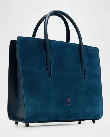 Christian Louboutin Paloma Medium Top-Handle Bag in Suede with Loubinthesky Spikes | Thumbnail 9 Christian Louboutin Paloma Medium Top-Handle Bag in Suede with Loubinthesky Spikes | Thumbnail 9